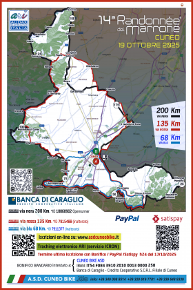 Via BLU 68 km - A.S.D. CUNEO BIKE