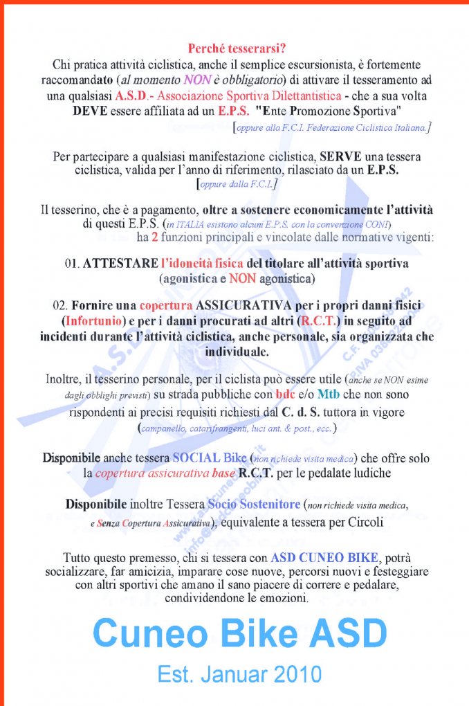 - A.S.D. CUNEO BIKE