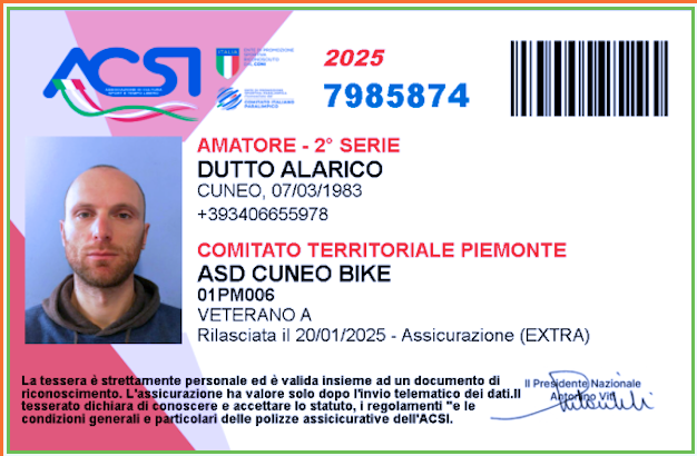 RESPONSABILE   SAFEGUARDING - A.S.D. CUNEO BIKE