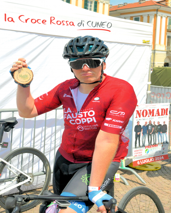 La sua ULTIMA  "La Fausto Coppi" ediz. 2024 - A.S.D. CUNEO BIKE